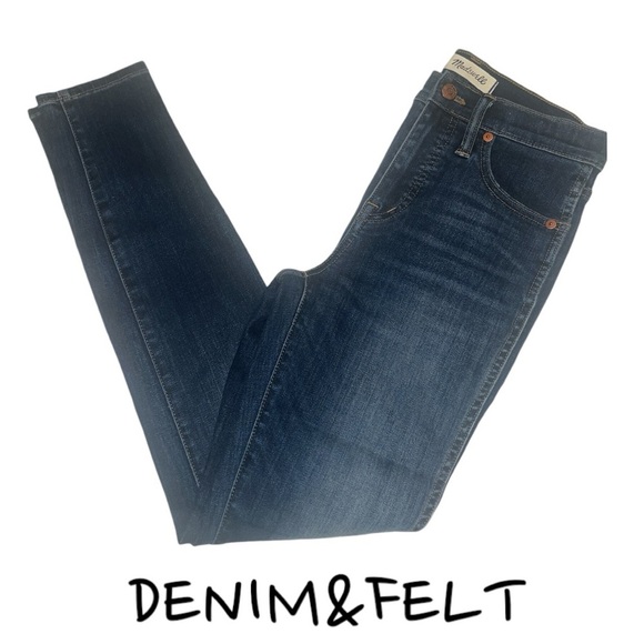 Madewell 10" High-Rise Skinny Jeans in Hayes Wash | NEW/NWOT!!♥️👖♥️👖 - Picture 16 of 16